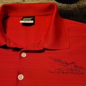 Nike Golf Shirt - Lockheed Martin HC-130J Logo